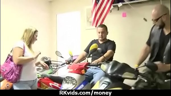 Sexy teen nails her butt on hard dick for cash 11