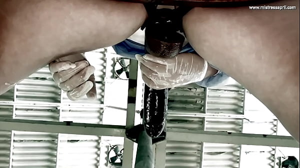 Play MP4 - Dominatrix Mistress April - ebony female slave Rose part 4