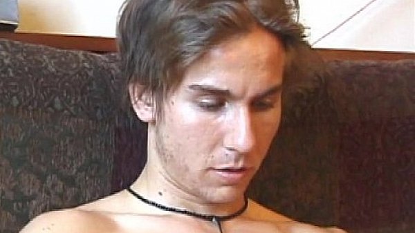 Masturbating skater punk jerking until cum 