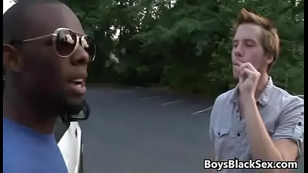 Blacks On Boys - Gay Bareback Interracial Rough Fuck Video 21 