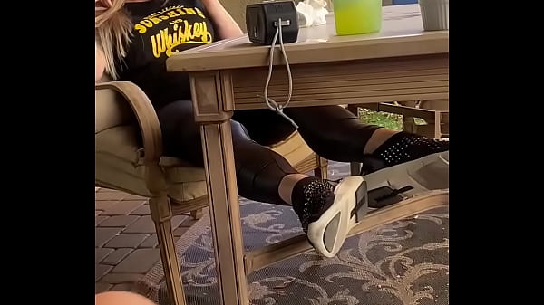 Best Friends Wife Feet Flirt While He Went To The Store thumbnail