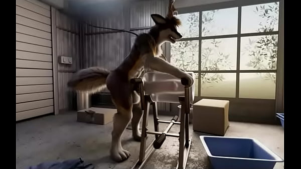 Furry se masturbando 