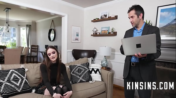 Gothic Step Daughter Tempts Step Dad