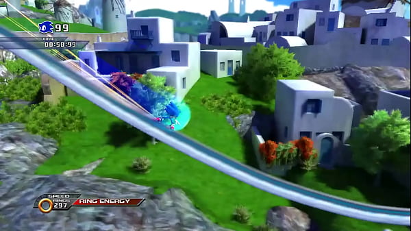 Blue speedster completelypenetrates the_entire city state of Athens Greece HARDCORE