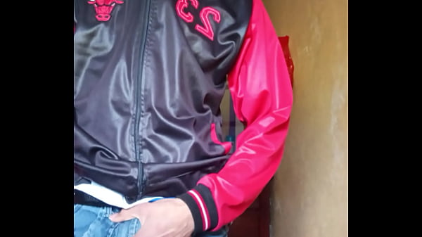 Naughty latin guy masturbates his cock alone finishes off