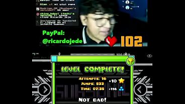 Ricardo gd se pasa subsonic de viprin & m&aacute;s geometry dash gameplay on stream
