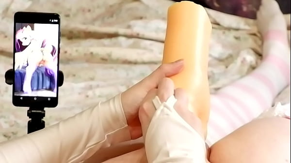 Play MP4 - &lbrack;EroNekoKun&rsqb; - Masturbation with MLP Flutty Onahole fuck anal and looking feral mlp art