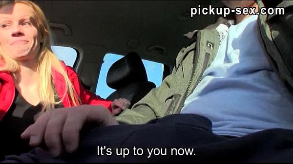 Busty_Eurobabe Lucie_gives head in a_car and_banged for money