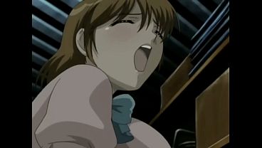 Hentai teen fucks cutie in storage room