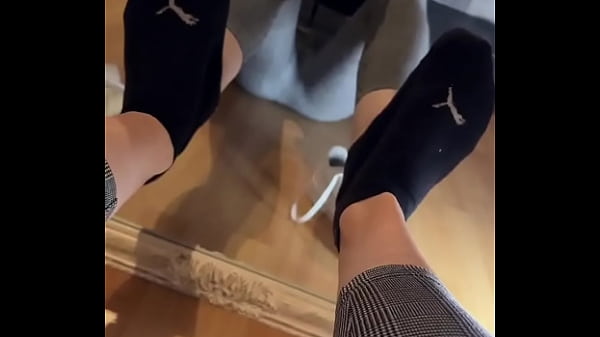 &bull;Full Video on ️#socks #teen #sweatysoles #sweatysocks #blacksock #feet #feetworld #fetish #o ... 