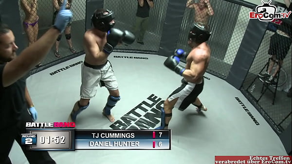 Petite blonde slut with small_tits anal fucked in_a boxing ring