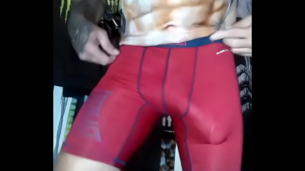 My big bulge in new Everlast gym shorts