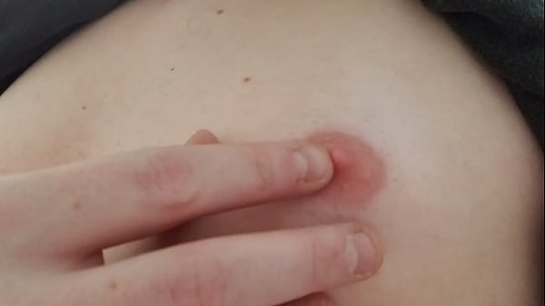 Sissy playing with nipples