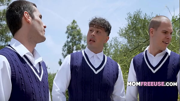 Teacher controls horny students by letting them fuck her during detention 