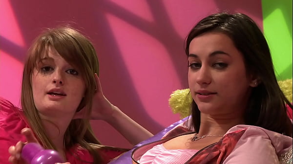 Faye And Georgia Roll, Grind And Bump Poons In Girly Polkadot Bedroom thumbnail