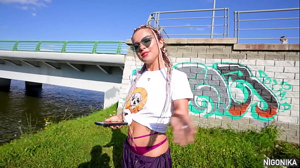 Bitch With Pigtails Fucks Under A Bridge - Nigonika Bestporn 2024 thumbnail