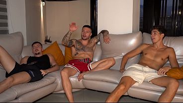 Nonton Redhead With Big Tits Won't Let Us Watch Soccer, Wants A Gang Bang And Double Penetrations - Celeste Alba thumbnail