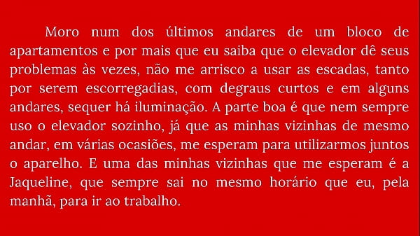 No elevador com a minha vizinha