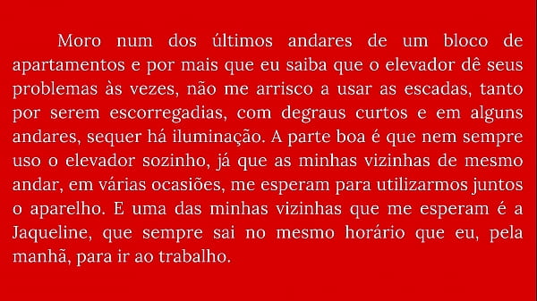 No elevador com a minha vizinha 