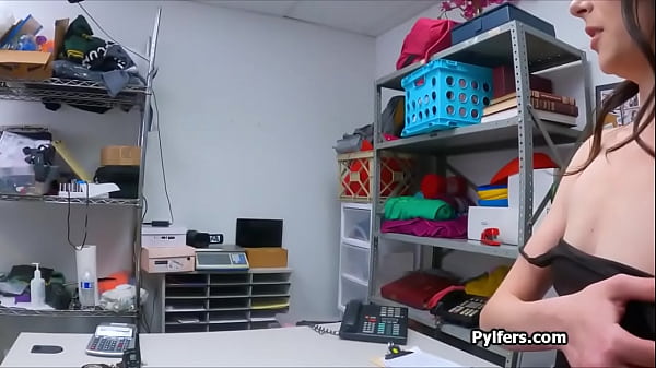 Dark haired suspect fucked for stealing 