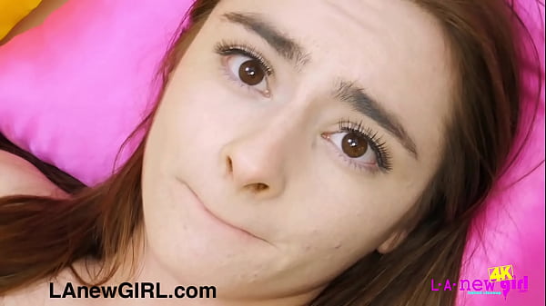 Cute_teen brunette shows her_stunning_figure