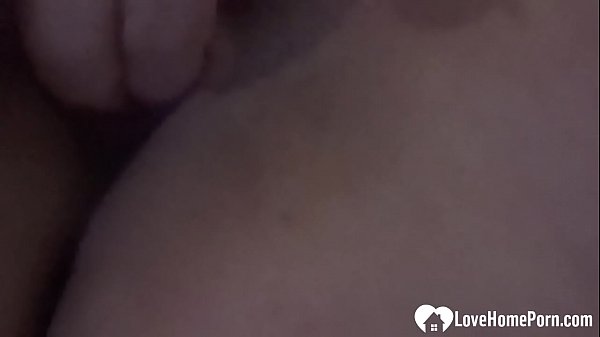 Blonde beauty with nice tits plays with herself