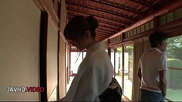 Seductive Japanese MILF pleases with deep oral before wild ride 