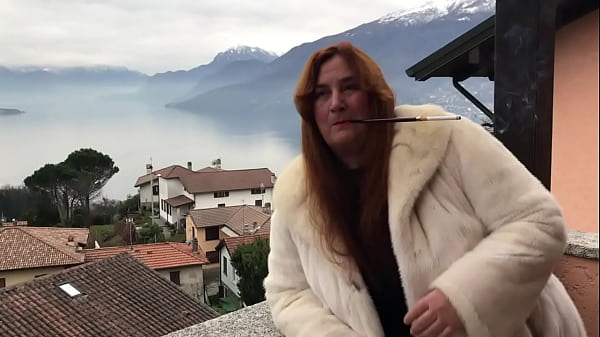 Augusta- A fetish slut dom wife smoker with fur and holder