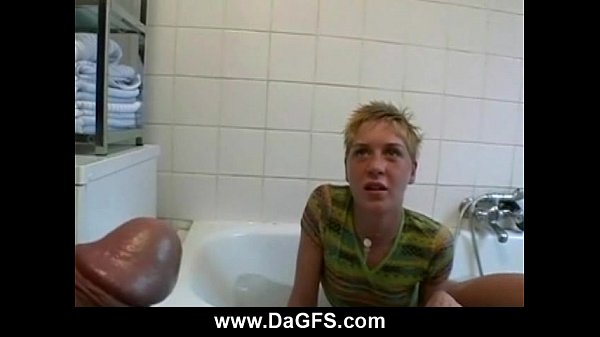 Play MP4 - Bathroom anal fuck with a cum thirsty blonde