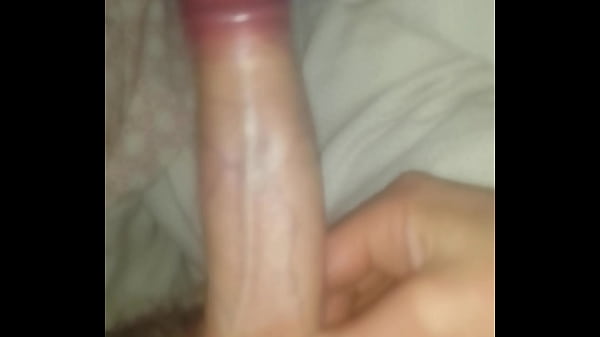 Jerking out cum