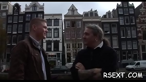 hooker mounts a_large pole and rides it_vigorously