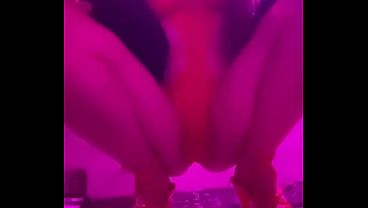 European Stepmom Artemisia Wearing high heels and a sexy Outfit 