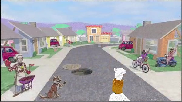 Chef gets pissed off at guy busting all over him 