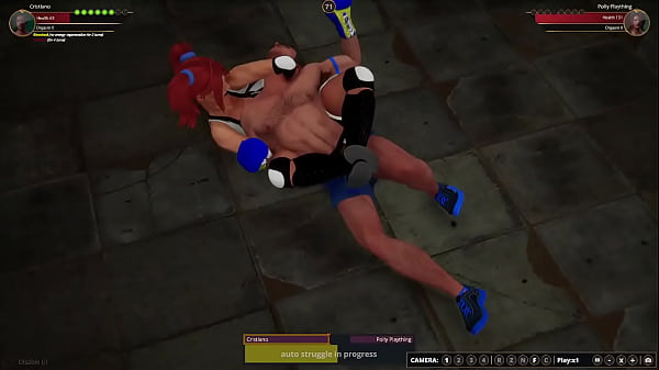 Cristiano vs polly nf3d mixed mma battle subway femdom