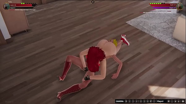 Ruby vs kara {nf3d video game fighting rough sex}