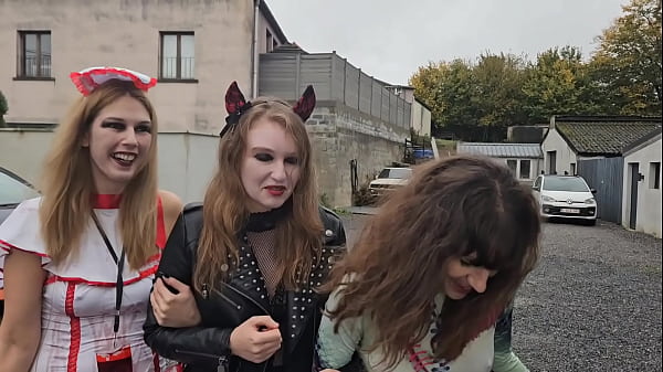 Scary Porn Movie, 5 Girls Halloween Party, Alice Maze, Irogenia, Lyna Jade, Coquette & Lety Howl Lesbian Anal Orgy [episode 1] thumbnail