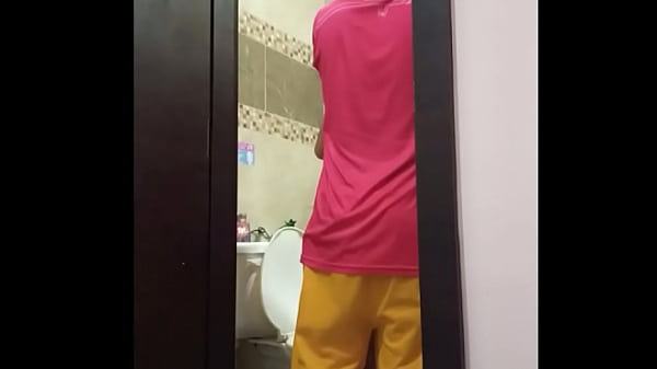 Student goes to the bathroom and meets the classmate the male warms her up and convinces her that it is better to have sex than to be thinking about the bad grade 