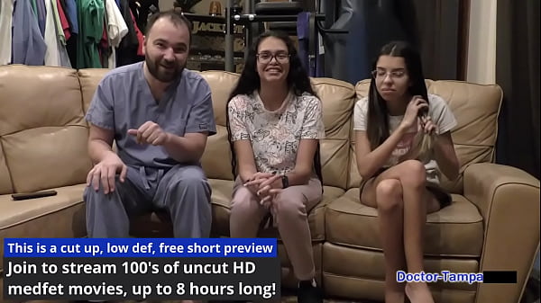 Dr tampa the sisters 1st gyno exam angel santana and aria nicole 