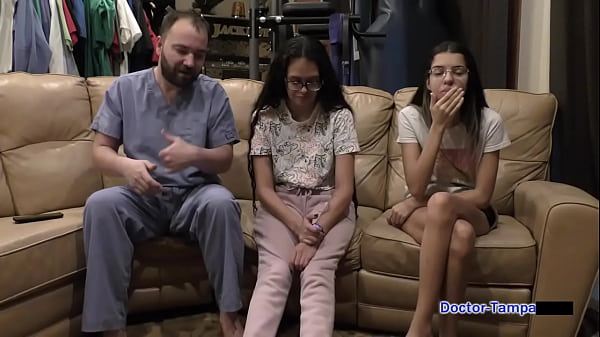 Dr tampa the sisters 1st gyno exam angel santana and aria nicole 