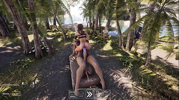 Nonton Lara Croft Didn't Expect To Be Tasked With Sitting On A Statue's Enormous Stone Cock. thumbnail