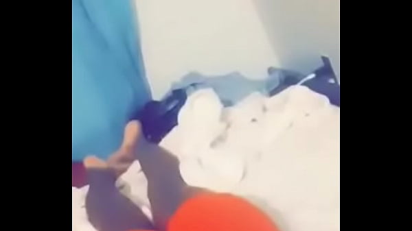 Tiny wiggling her booty from the back 