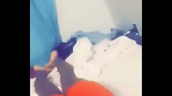 Tiny wiggling her booty from the back