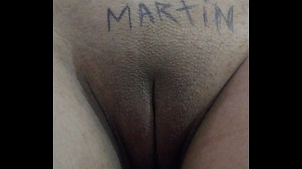 Dedication to my fan number one his name on my pussy