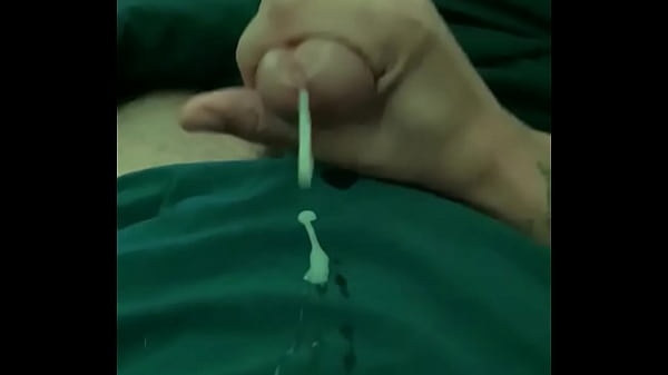 Straight male solo cumshot