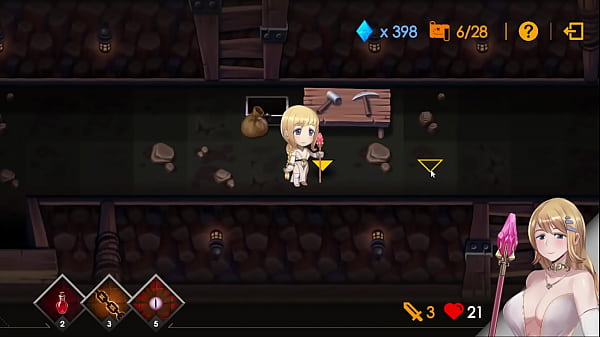 Play MP4 - HGame-Escape Dungeon-莎莉絲．地牢脫出-6~被哥布林逮捕，被固定在木板上中出