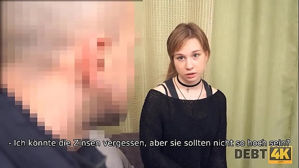 DEBT4k. Teen will keinen Sex mit Schuldeneintreiber, aber es ist der einzige Ausweg 