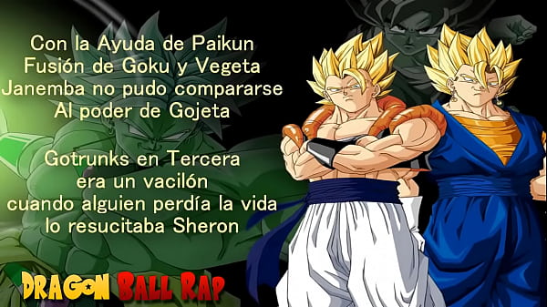 Rap de drag&oacute;n ball 