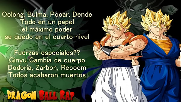 Rap de drag&oacute;n ball