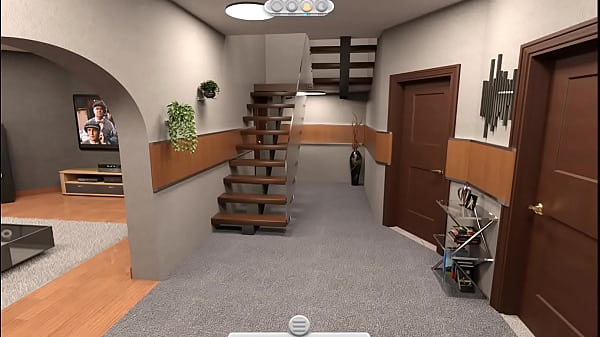 4 hombre de la casa ve la tv con su familia juntos videojuego porno happy summer traducido