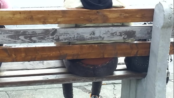 Bus_stop B more Skinny shorty butt cleavage